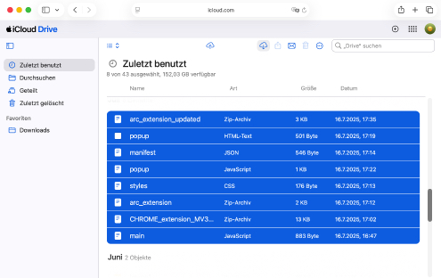 Dateien aus iCloud wiederherstellen