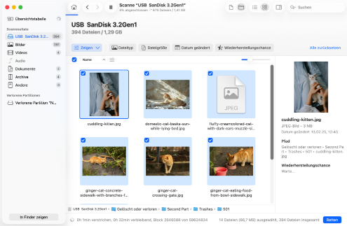 Gelöschten Papierkorb auf macOS wiederherstellen