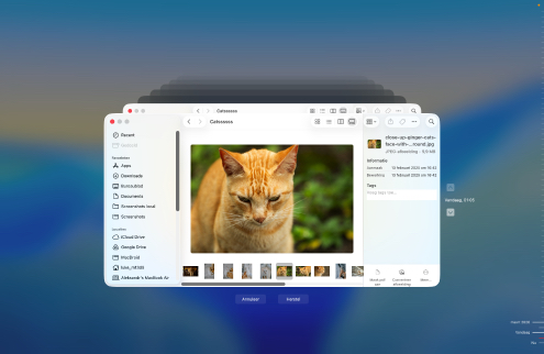 Herstellen met een Time Machine-reservekopie