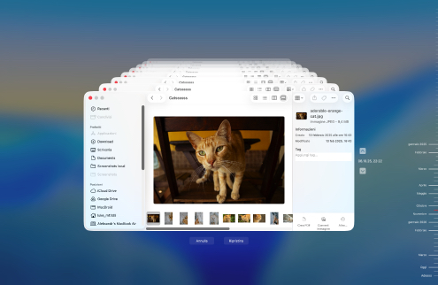 Ripristina con un backup di Time Machine