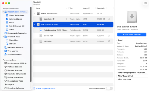 Verificar arquivos excluídos da Lixeira