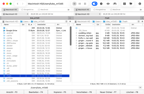 Wie funktioniert der Mac Papierkorb?
