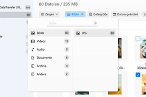 Optimieren Sie Ihre Suche mit dem Filter „Bilder“