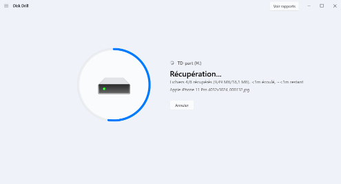 Récupérer les fichiers supprimés
