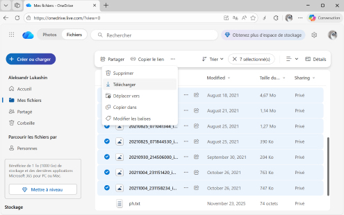 Récupérez vos fichiers perdus depuis OneDrive