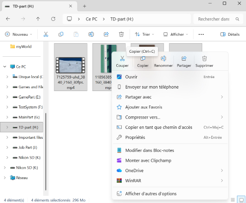 Restaurer à partir d’une sauvegarde manuelle