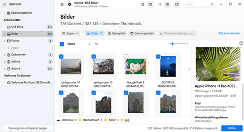 USB-Stick-Datenwiederherstellung mit einem DIY-Tool