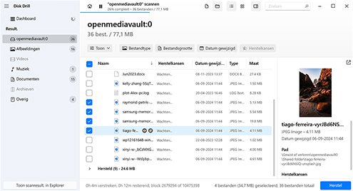 Bestanden bekijken en herstellen Bestanden bekijken en herstellen
