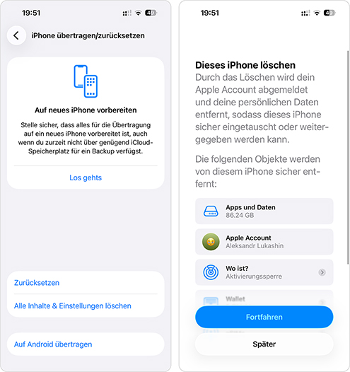 Gelöschte Nachrichten auf dem iPhone aus iCloud wiederherstellen