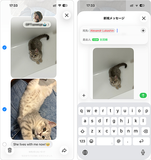 送信者に重要なメッセージを再送するよう依頼する