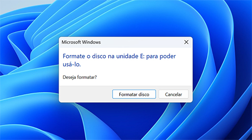 Não inicialize, reconstrua ou repare Não inicialize, reconstrua ou repare