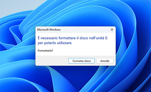 Non inizializzare, ricostruire o riparare Non inizializzare, ricostruire o riparare