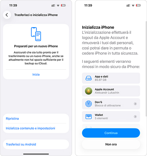 Recupera i messaggi eliminati su iPhone da iCloud