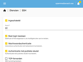 SSH-toegang inschakelen SSH-toegang inschakelen