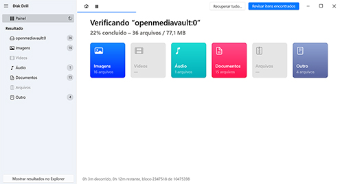Verificar o NAS em busca de dados perdidos Verificar o NAS em busca de dados perdidos