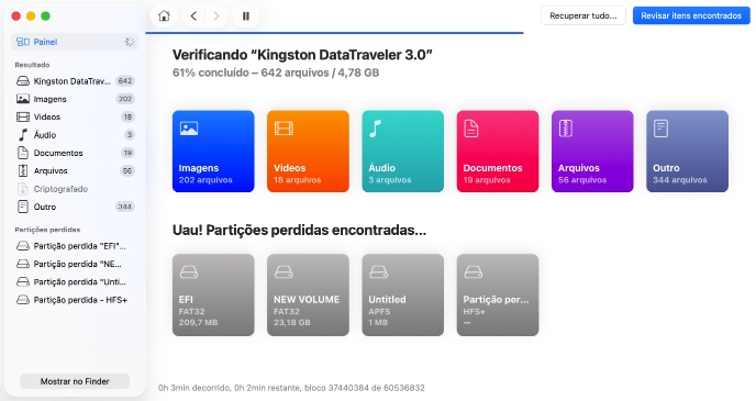 Software de Recuperação de Dados Disk Drill Mac