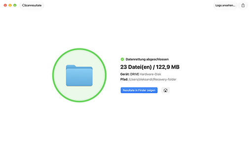 Unsere erstklassige Datenwiederherstellungssoftware gewährleistet das beste Ergebnis
