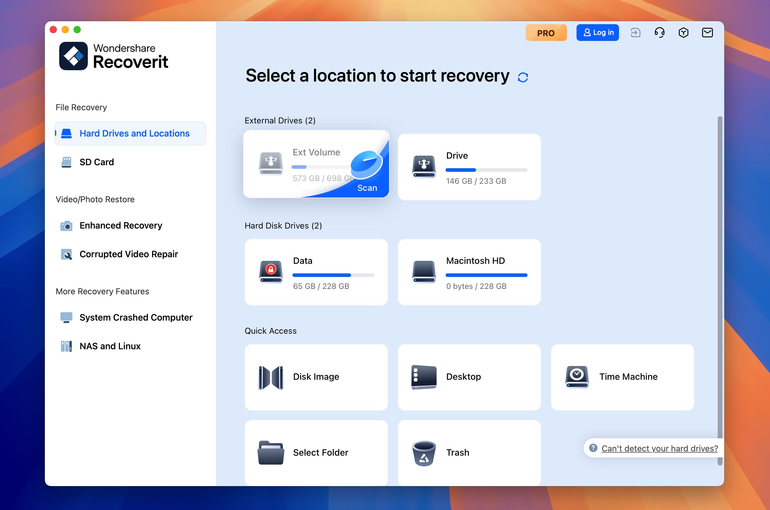 Wondershare Recoverit Hard Drive recovery
