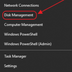 disk management tool to fix external hard drive win
