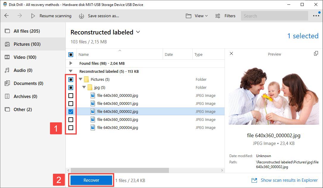 recover files from encrypted usb on windows